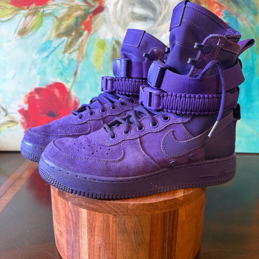 Nike SF Air Force 1 High Court Purple 864024-500 Men's Shoes Size 8.5